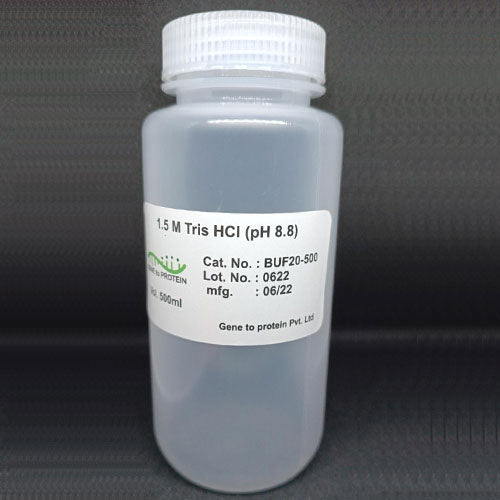1.5M Tris-HCL (pH 8.8) 1.5M Tris-HCL (pH 8.8)